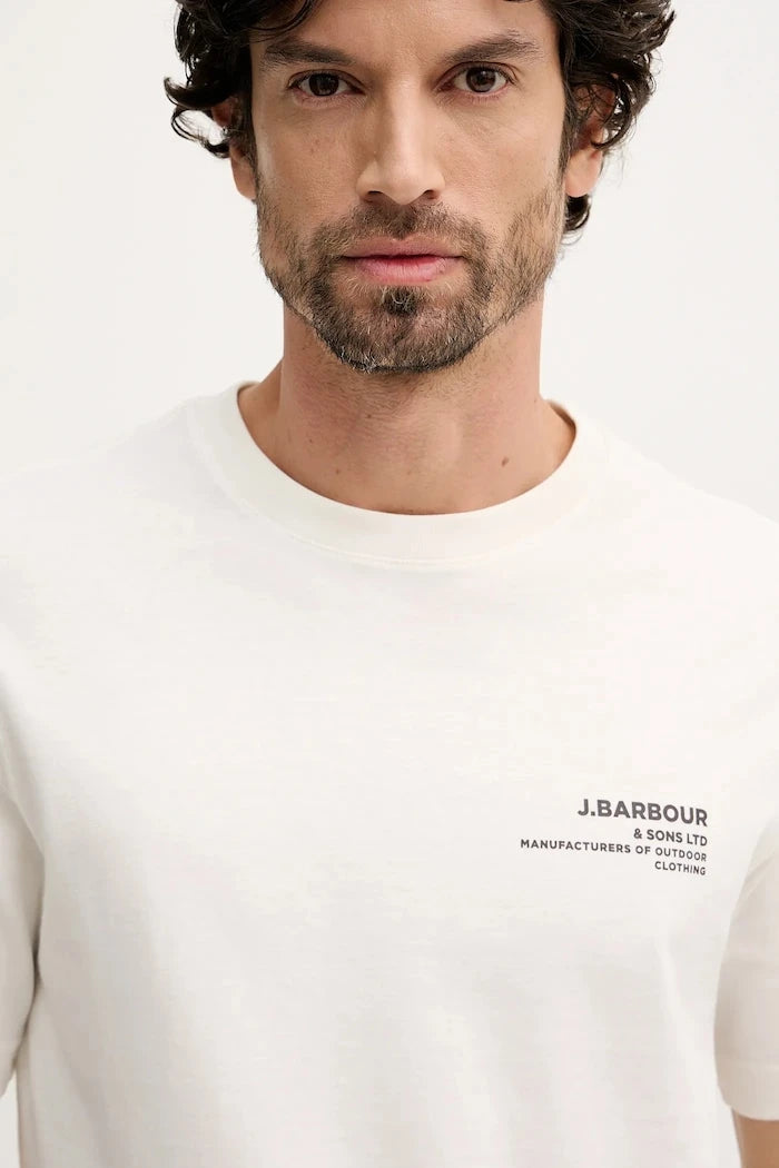 Памучна тениска Barbour Parkend