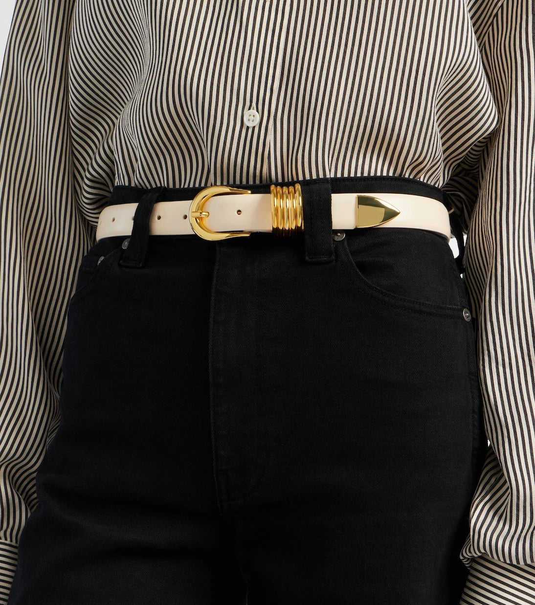Déhanche - Hollyhock leather belt