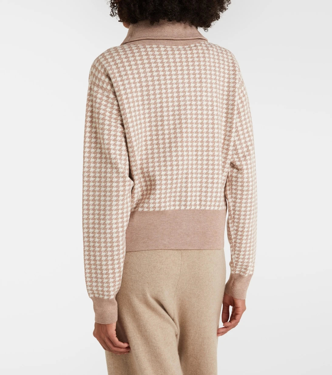 Varley - Ablett houndstooth jacquard jacket