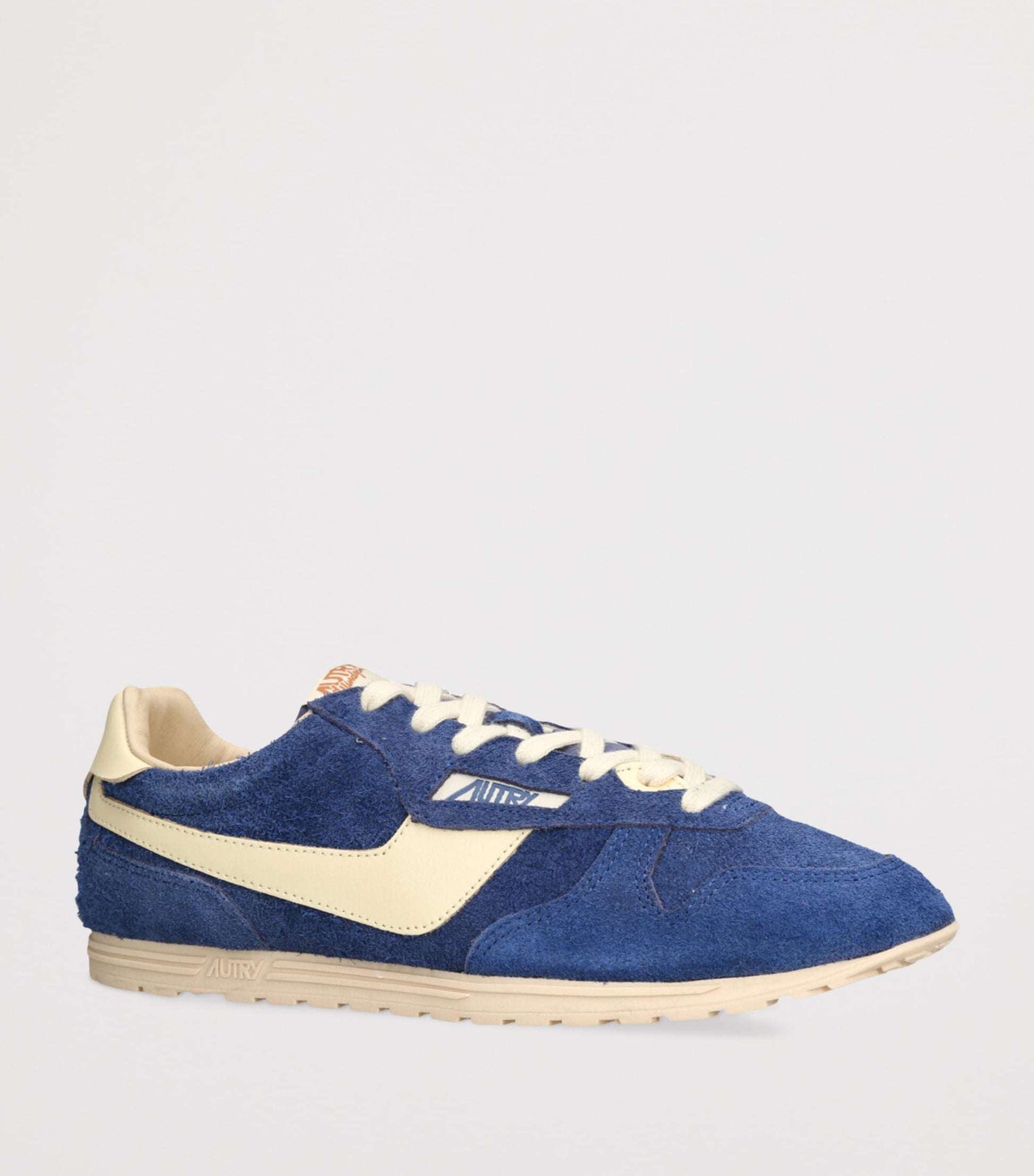 Autry Blue Leather Windspin Low-Top Sneakers