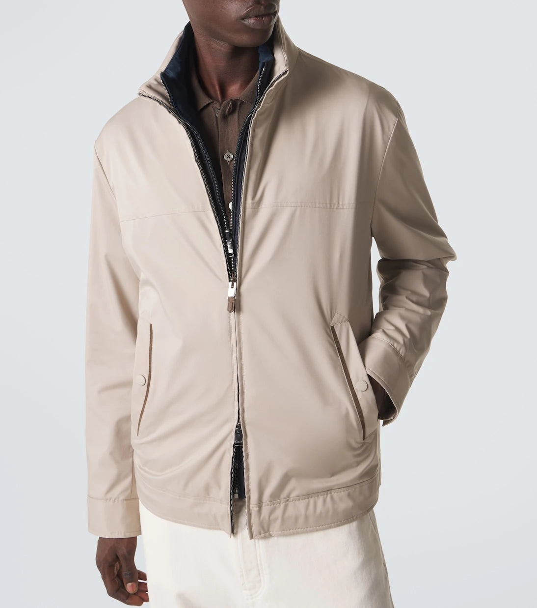 Canali - Canali Nuvola reversible blouson jacket