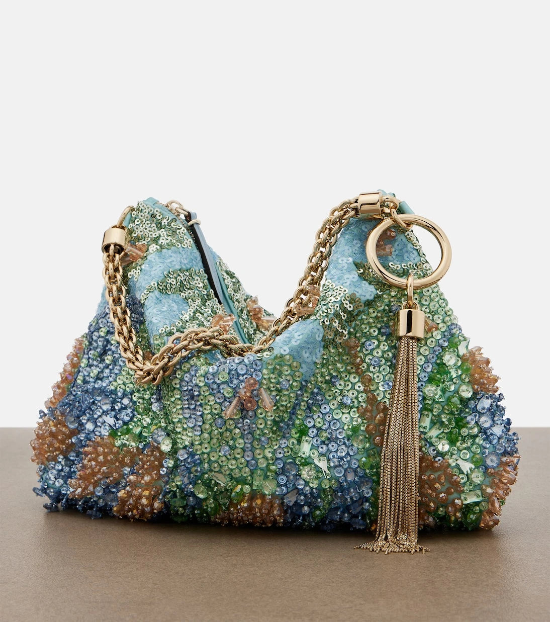 Jimmy Choo - Callie Small brocade top-handle bag