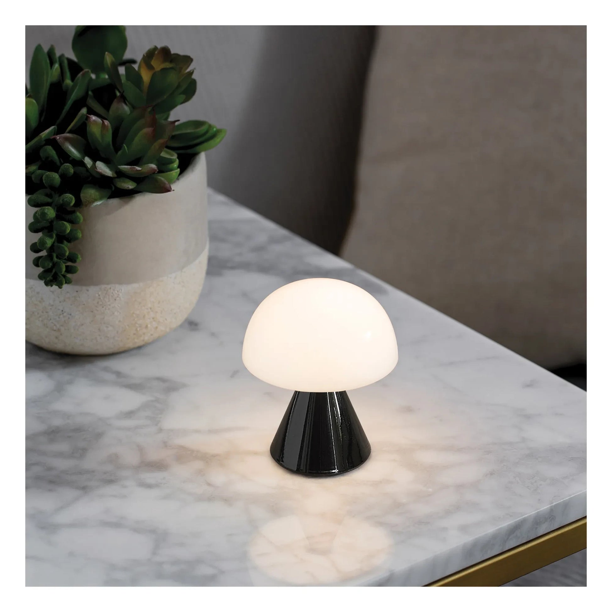 Lexon - Mina Mini LED Table Lamp | Black