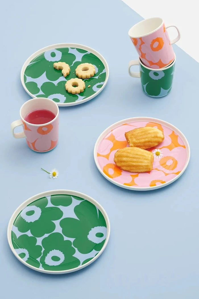 Marimekko taş seramikten kahvaltı seti