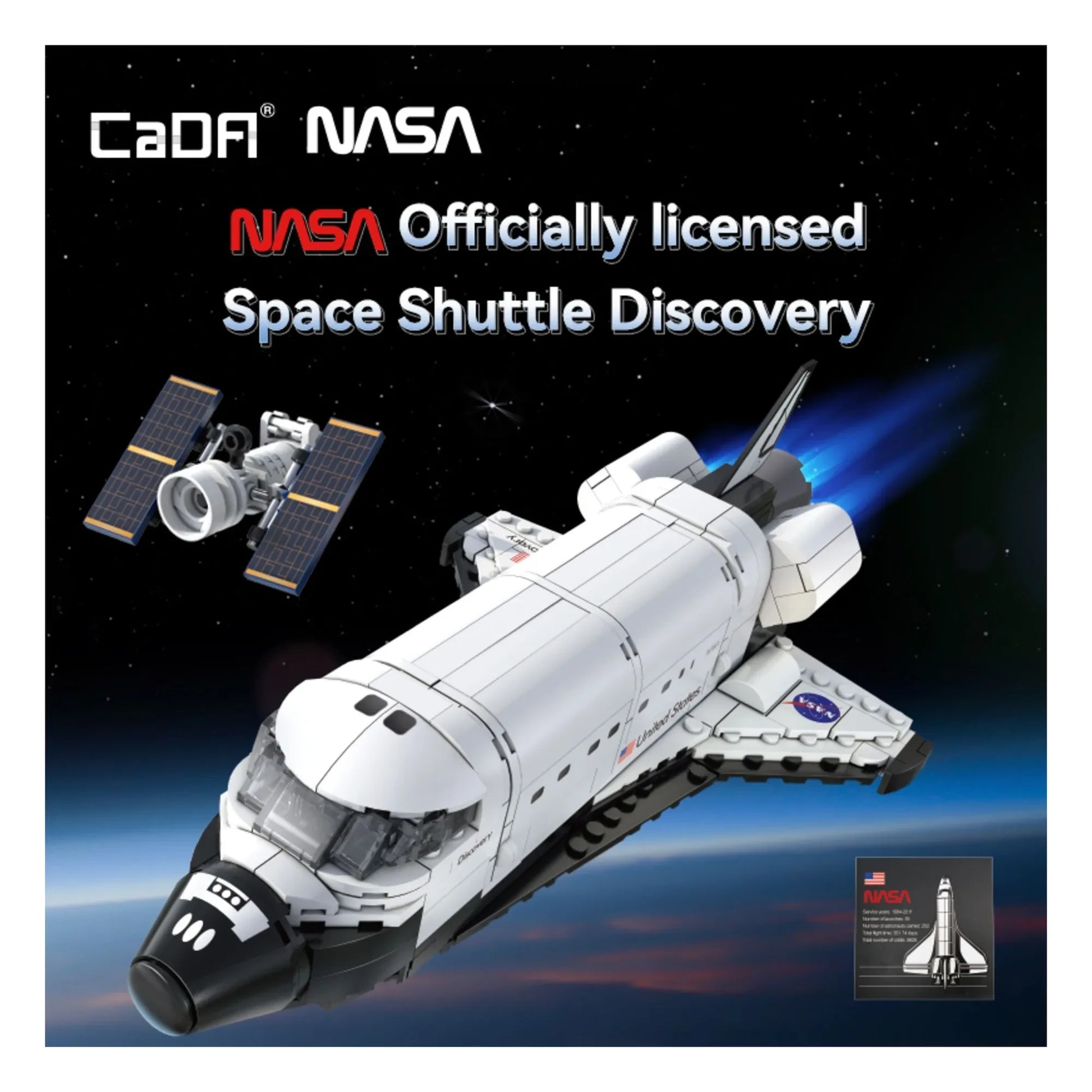 Cada - Construction kit - NASA Space Shuttle Discovery - 475 pieces