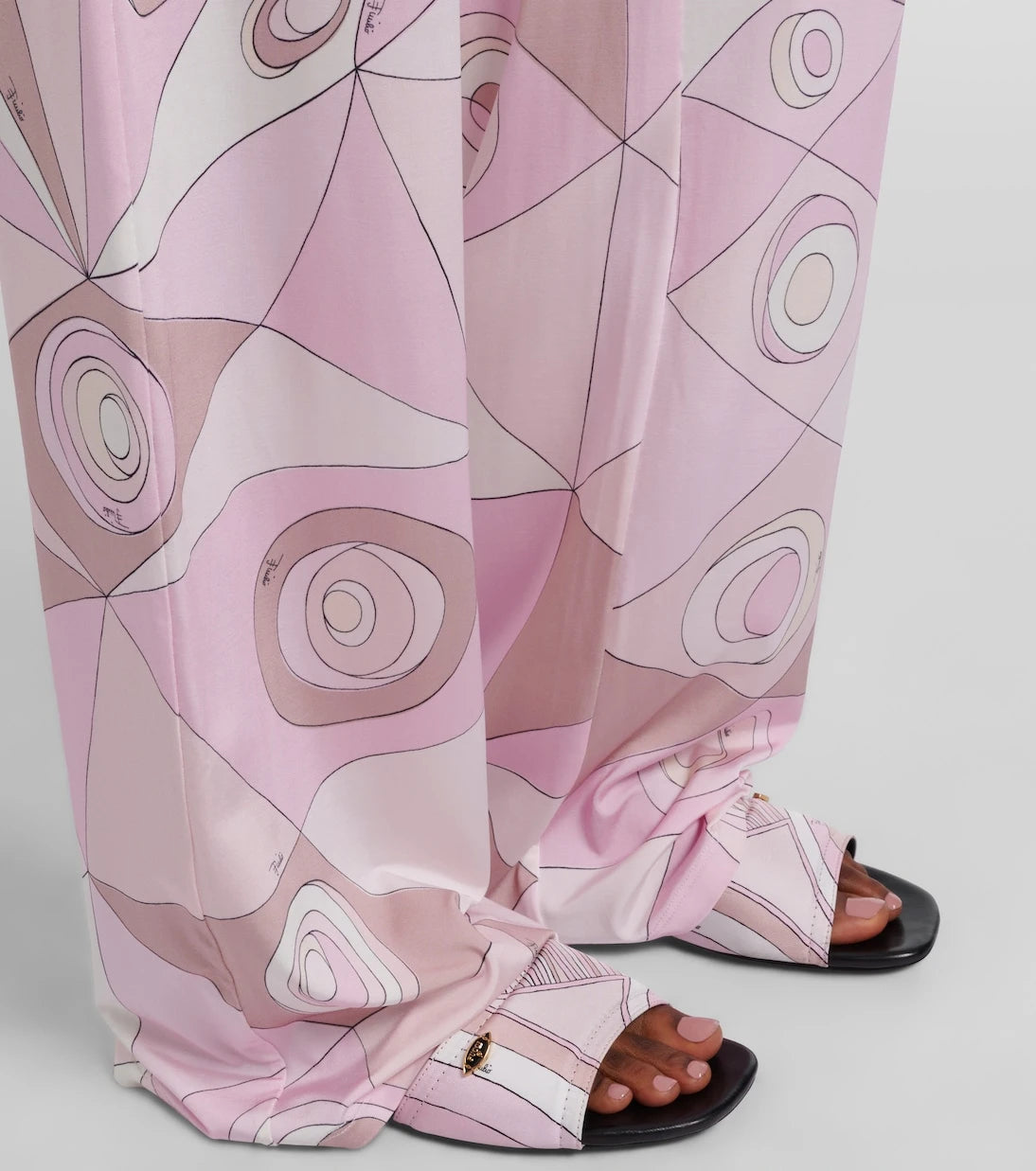 Pucci - Occhi satin jersey straight pants