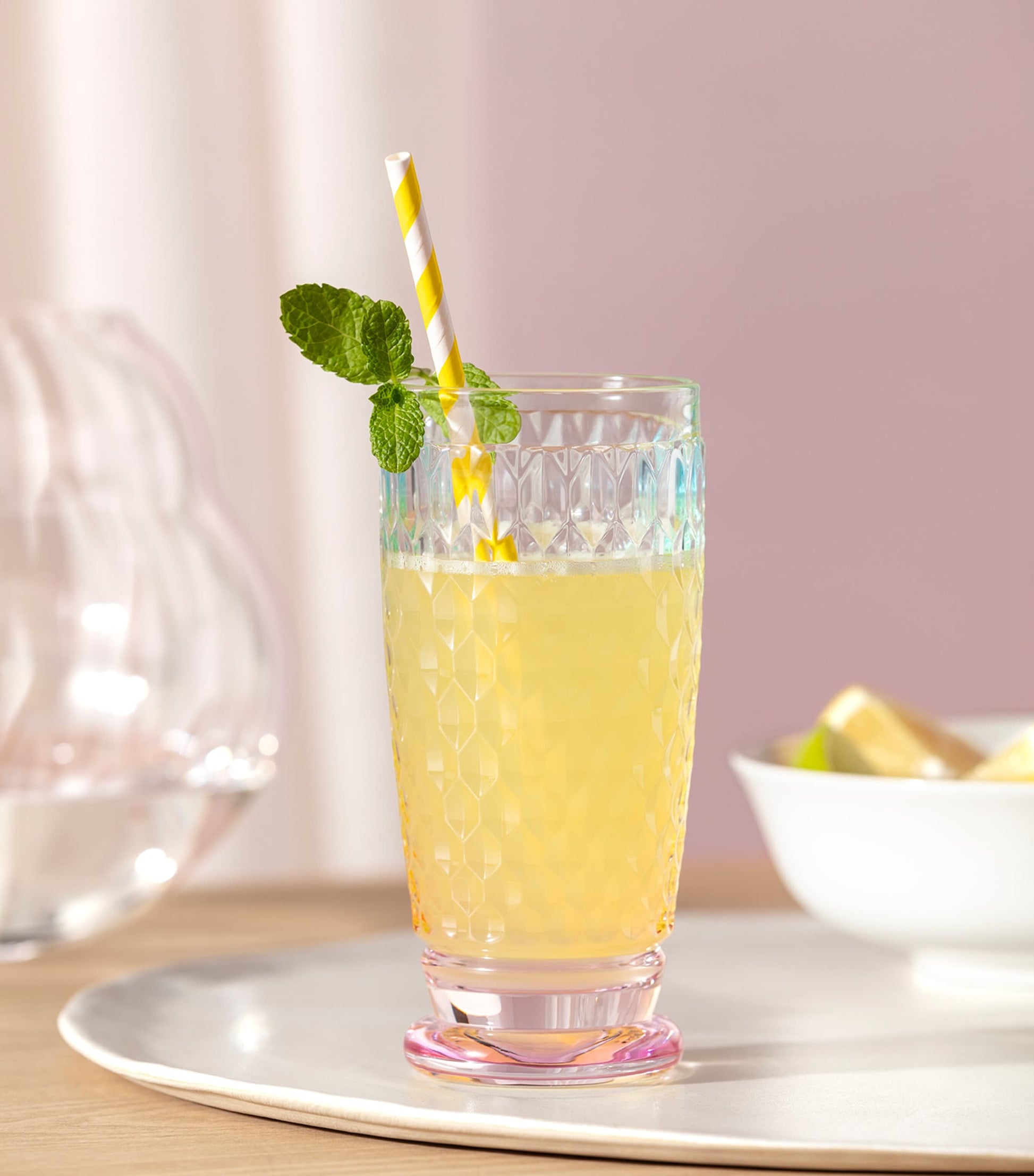 Villeroy & Boch Set of 4 Boston Pearl Highball Tumblers (300ml)