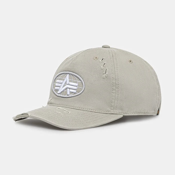 Памучна шапка с козирка Alpha Industries World Acid Cap