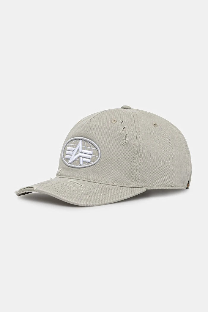 Памучна шапка с козирка Alpha Industries World Acid Cap