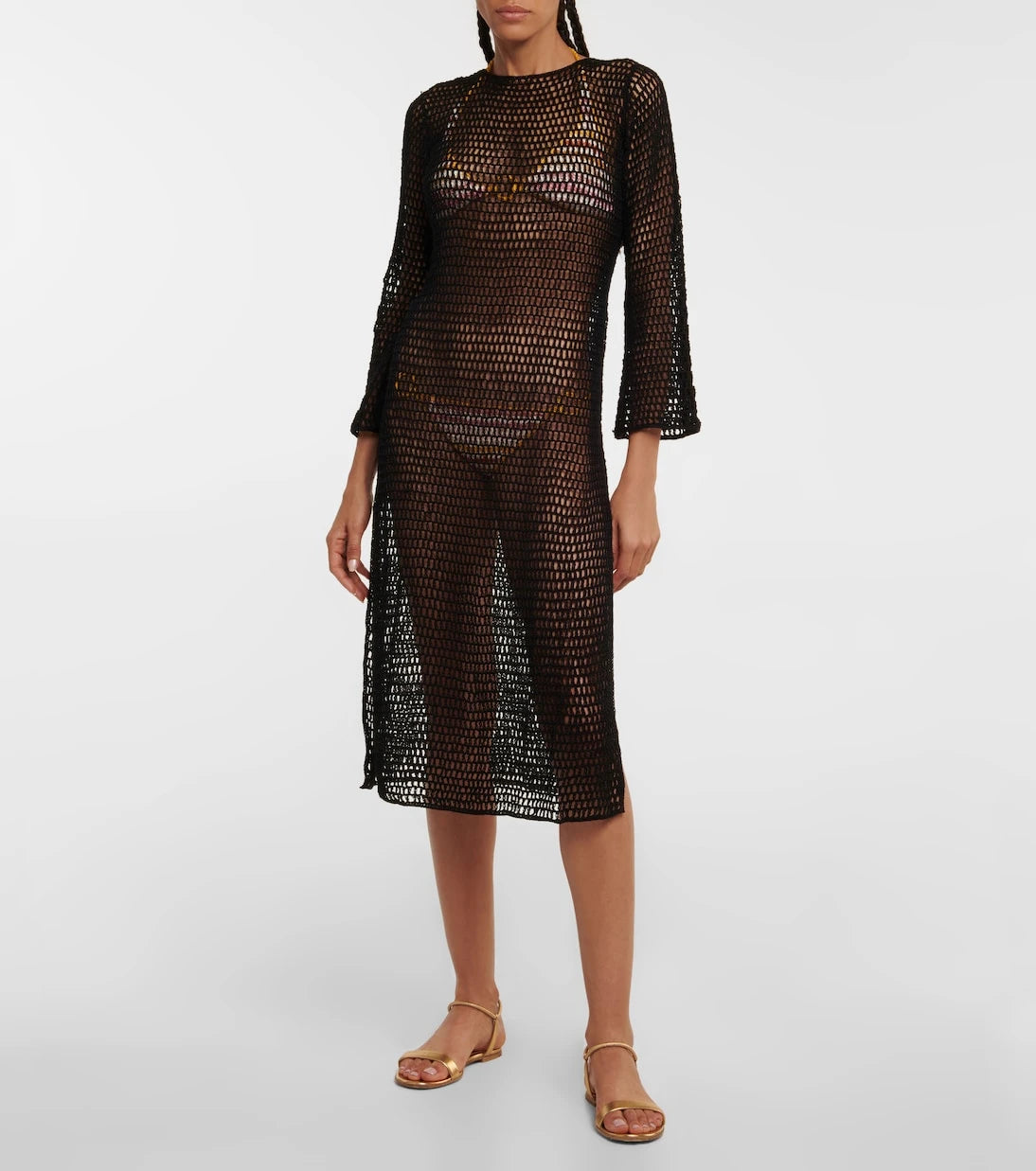 Anna Kosturova - Zen Mesh crochet beach dress