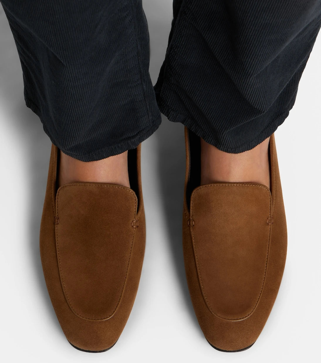 The Row - Adam suede loafers
