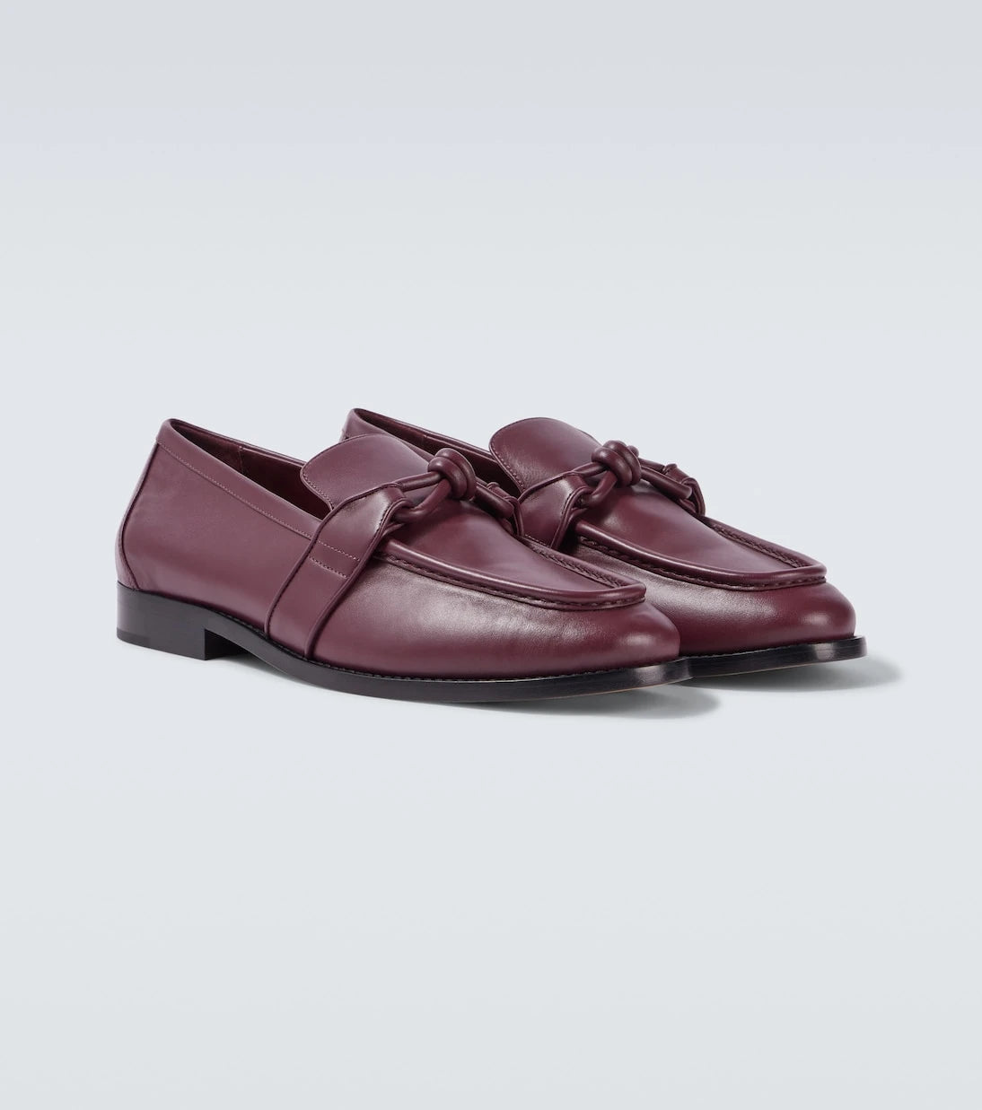 Bottega Veneta - Astaire Knot leather loafers