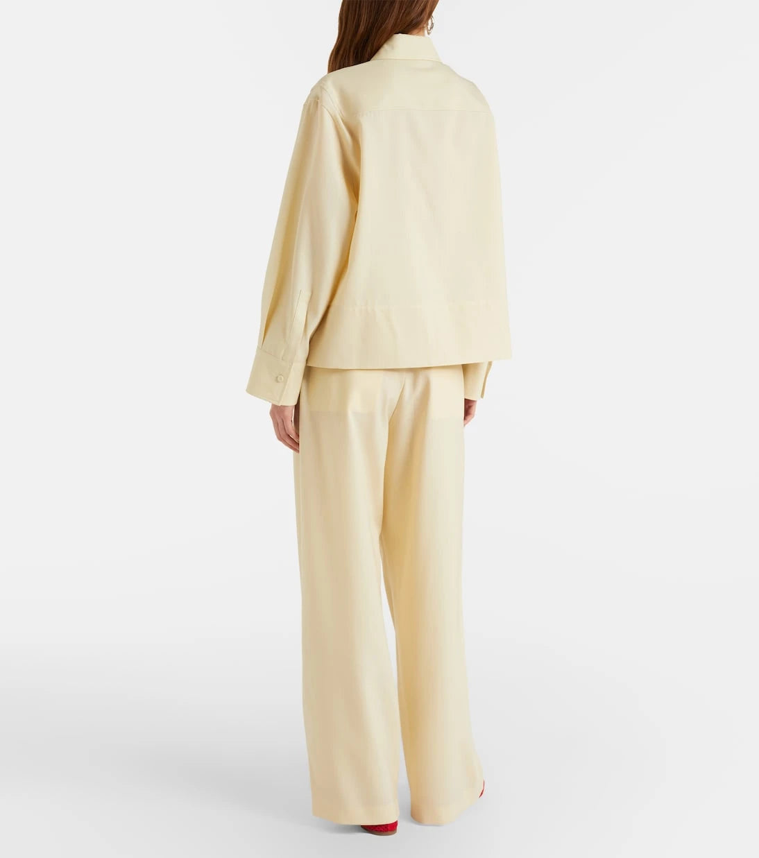 Jil Sander - Wool wide-leg pants