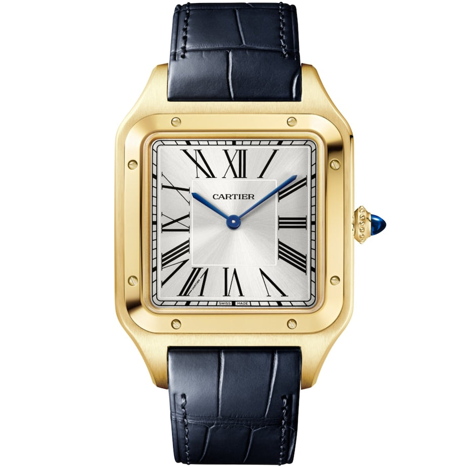 Extra Large Yellow Gold Santos-Dumont Watch 46.6mm