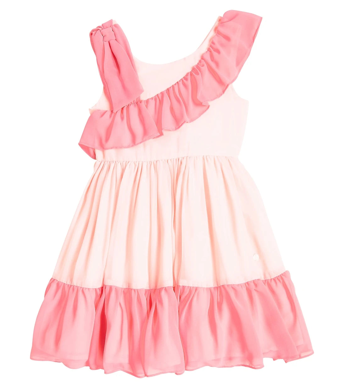 Patachou - Ruched chiffon dress