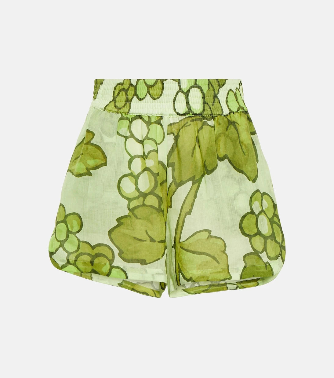 Etro - Printed ramie shorts