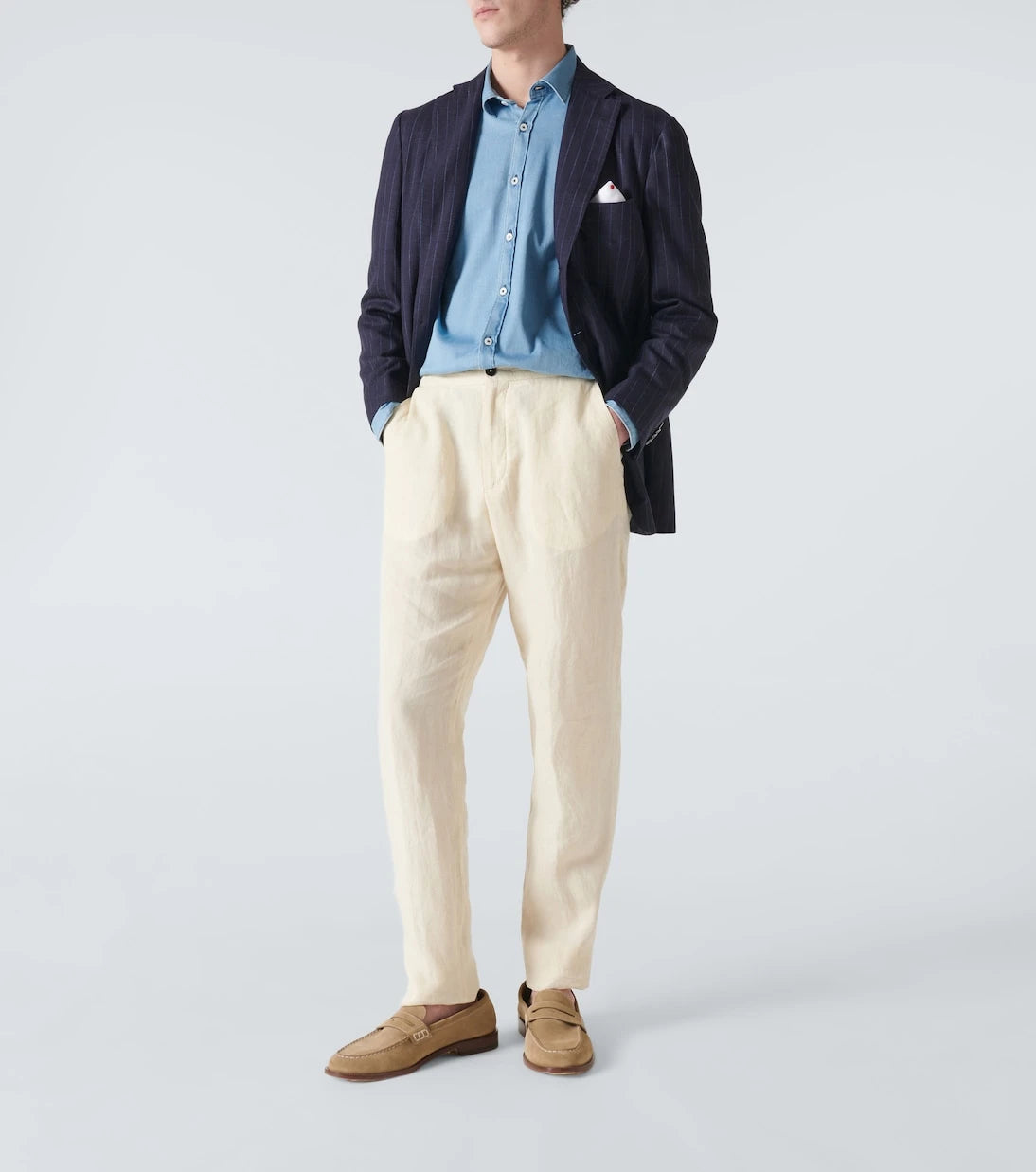 Kiton - Cashmere, silk, and linen tuxedo jacket