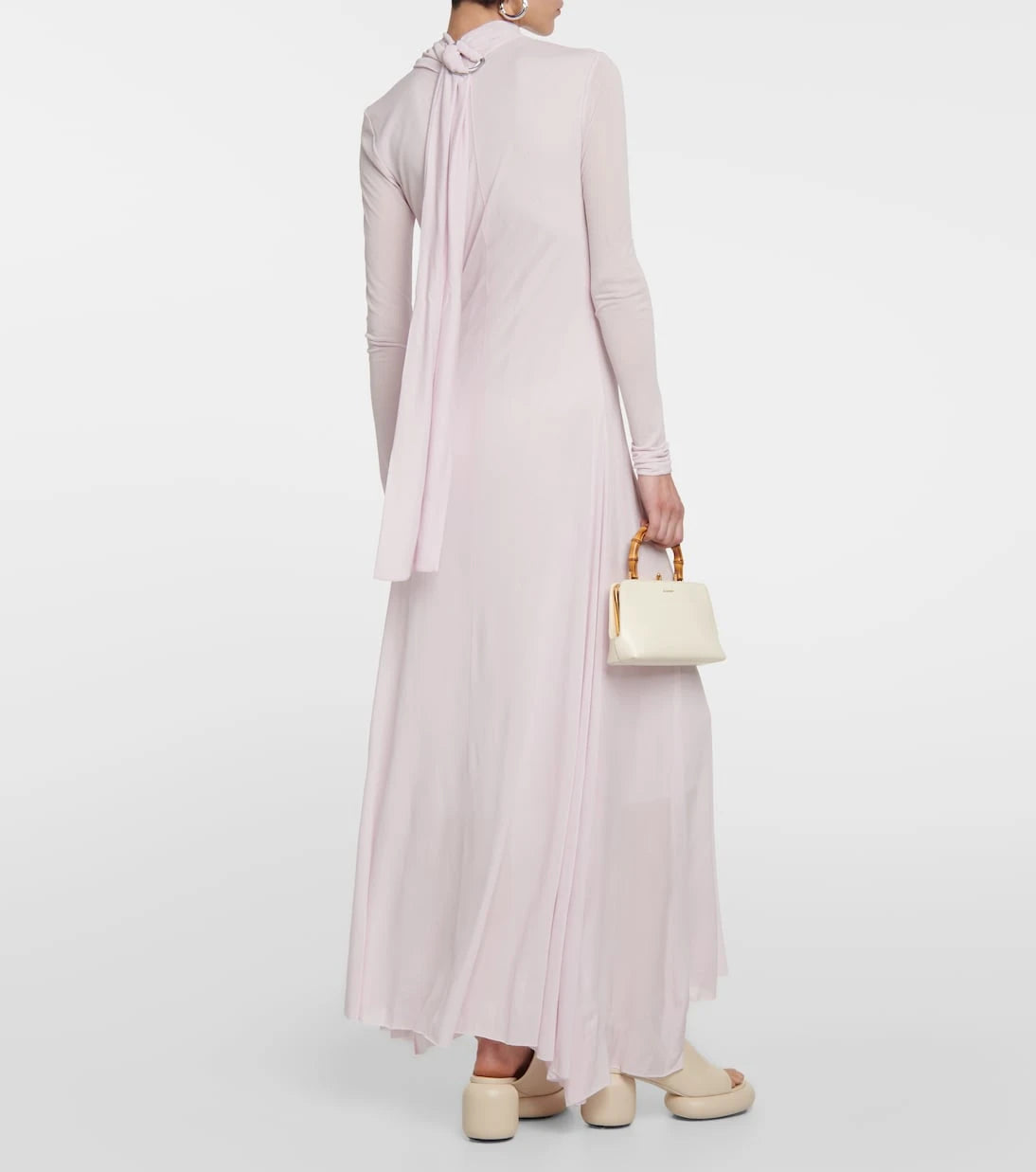 Jil Sander - Draped crêpe gown