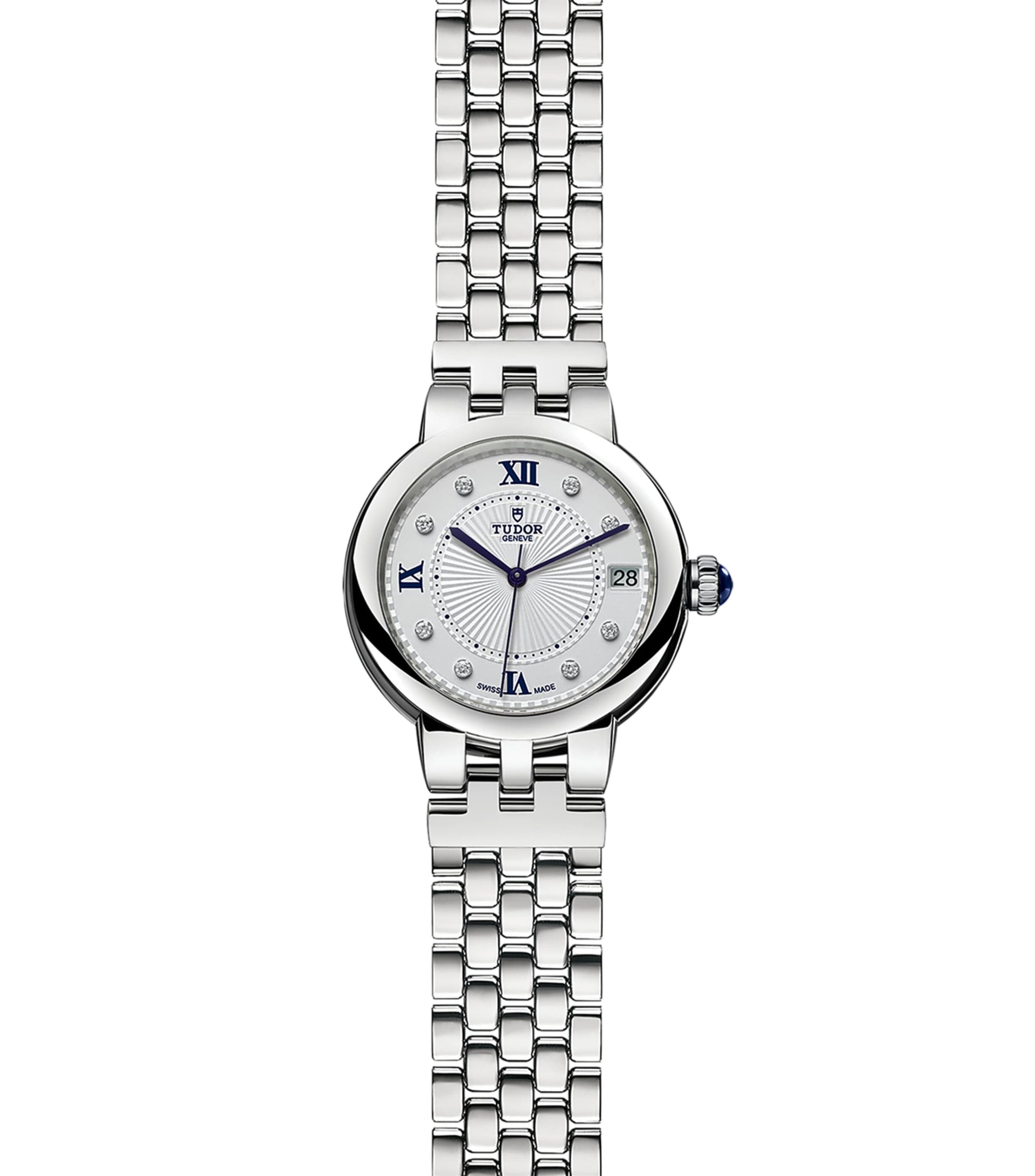 Clair de Rose Stainless Steel and Diamond Watch 34mm