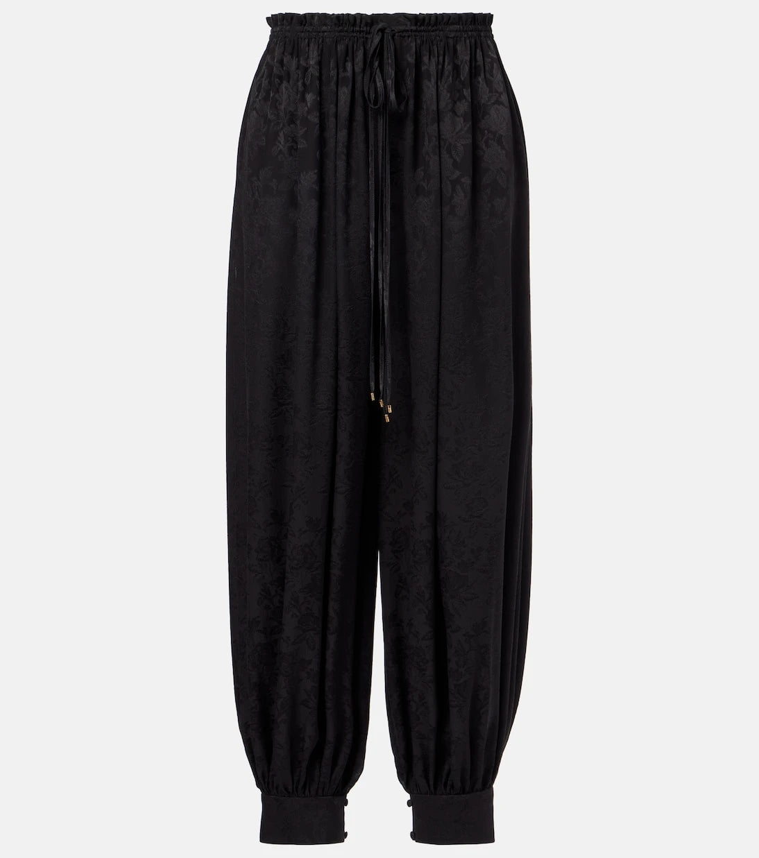 Chloé - Silk jacquard wide-leg pants