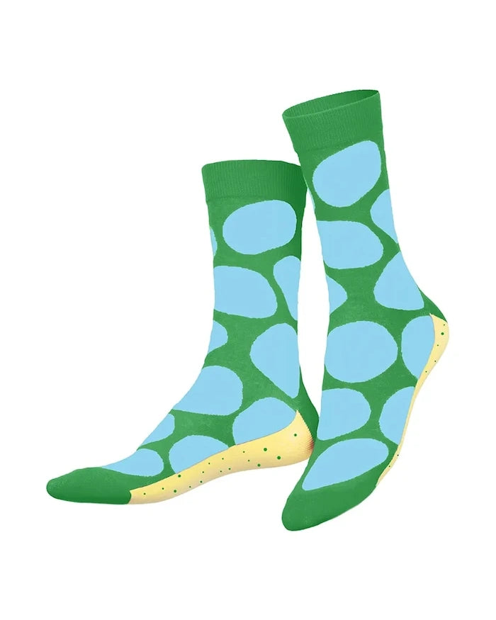 Eat My Socks Salty Chips Green Çorap