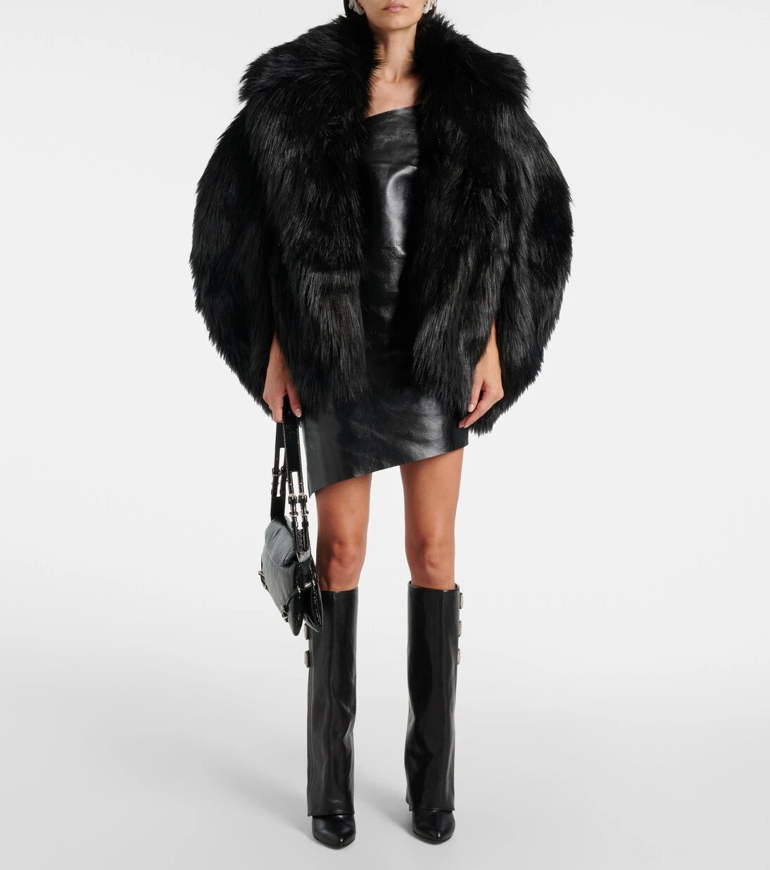 Givenchy - Faux fur cape