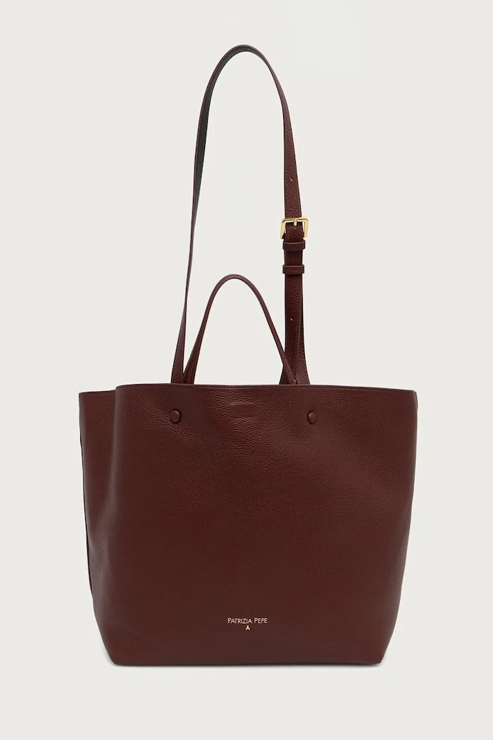 Patrizia Pepe kadın deri shopper çanta