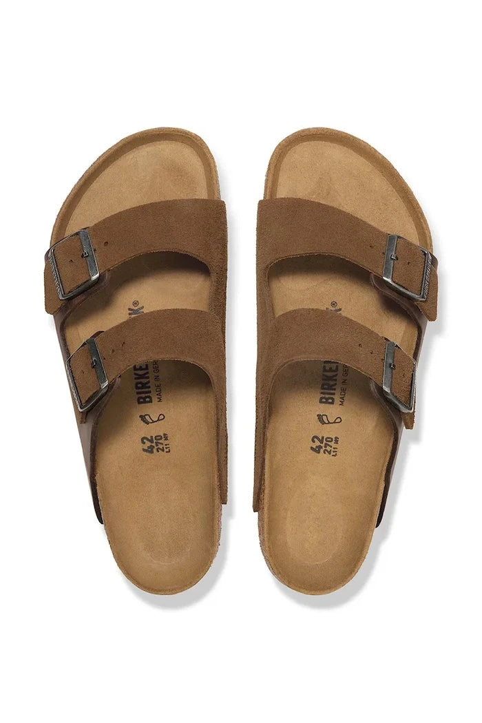 Birkenstock чехли мъжки от велур Arizona