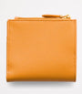 Prada Orange Small Saffiano Leather Bifold Wallet