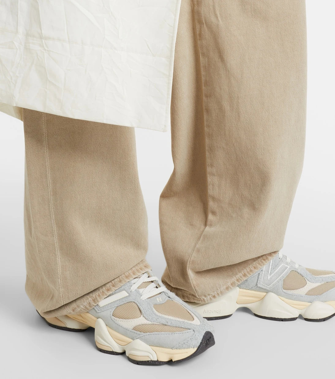 New Balance - 9060 suede-trimmed sneakers