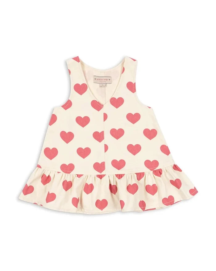 Konges Sløjd MAGOT DRESS GOTS Çocuk Pamuk Elbise