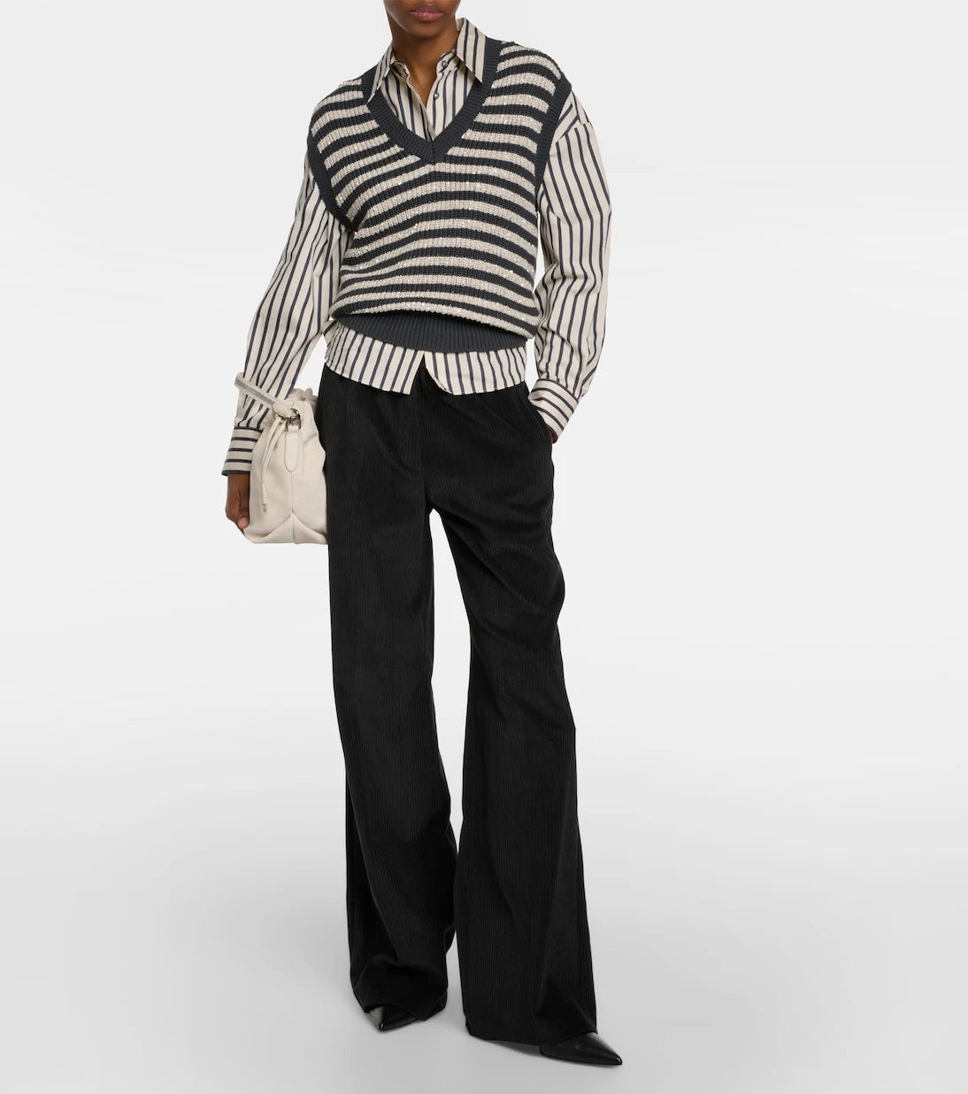 Brunello Cucinelli - Corduroy wide-leg pants