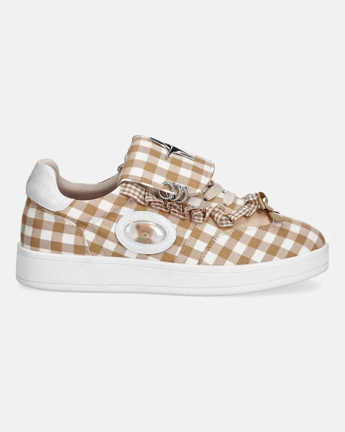 Koi Footwear Magic Teddy Bear Gingham Düz Ayakkabılar маратонки дамски