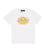 Versace Kids Cotton Studded Medusa Coral Kids T-Shirt