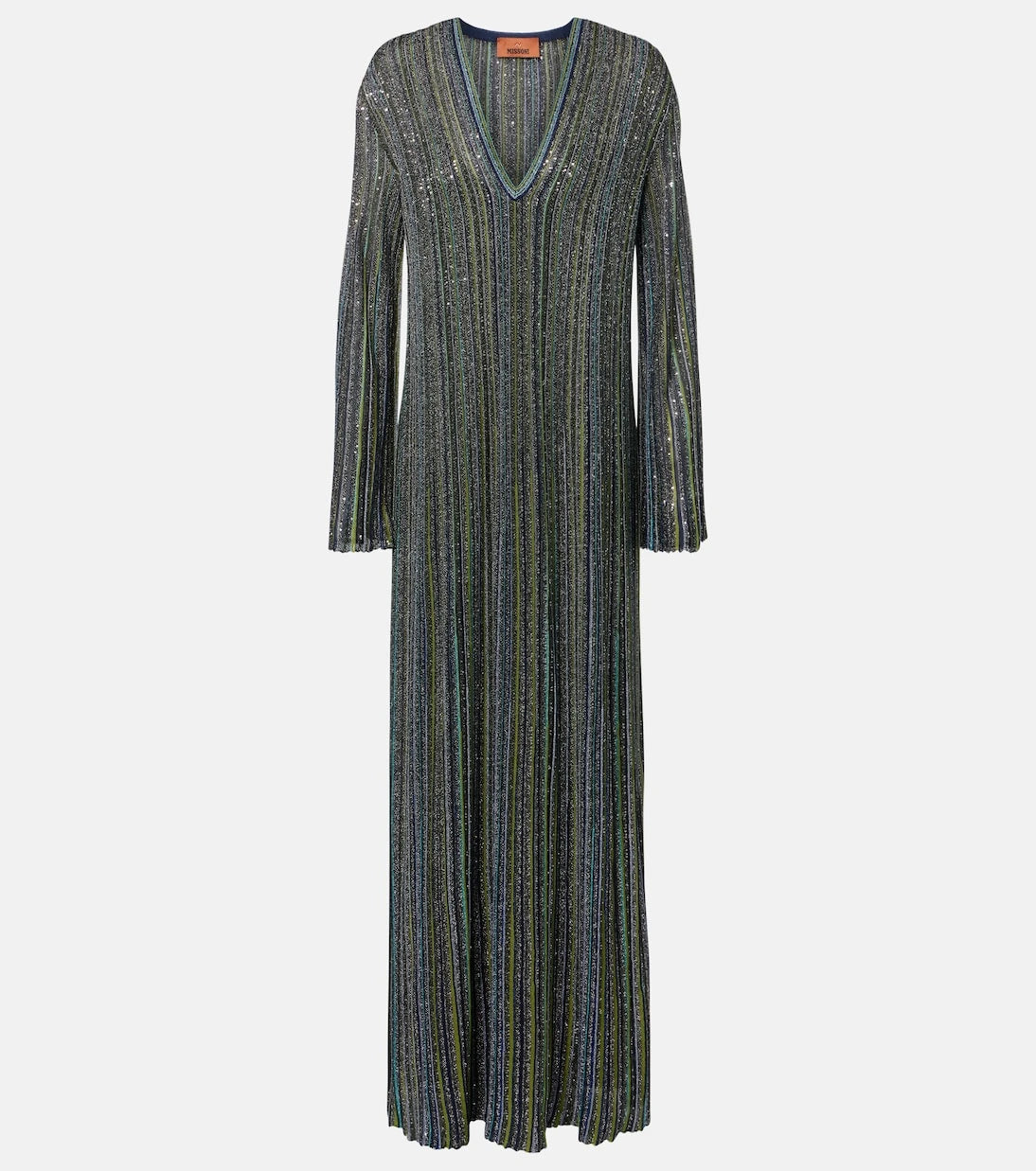 Missoni - Striped lamé gown