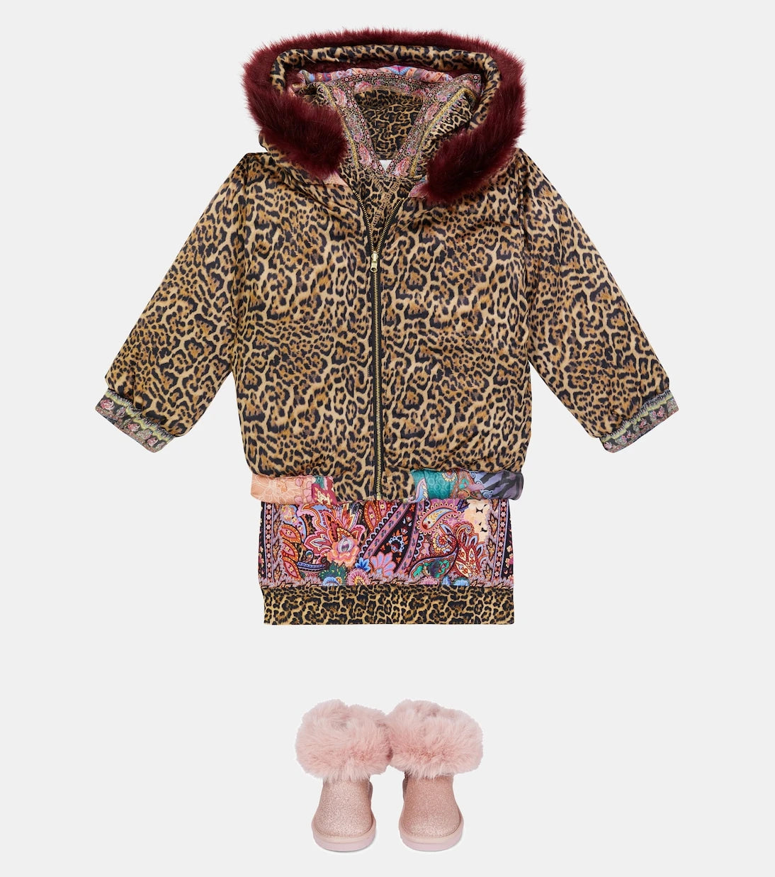 Camilla Kids - Reversible puffer jacket
