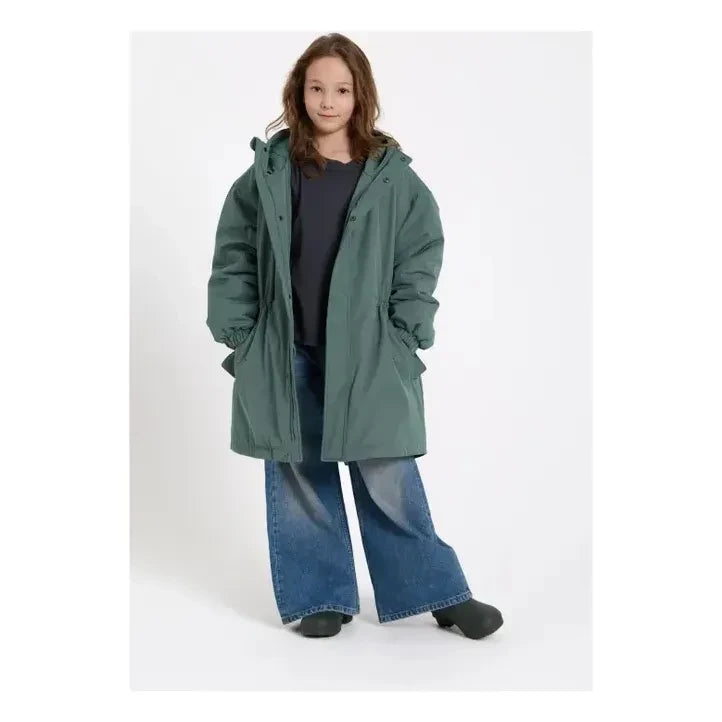 Finger in the nose - Fox Recycled Fiber Lined Parka | Teal
