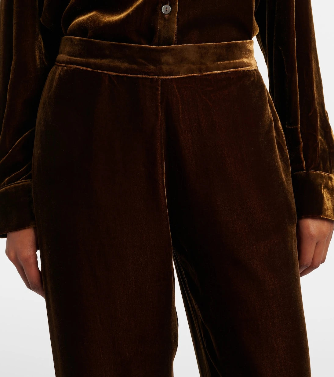Asceno - London velvet pajama pants