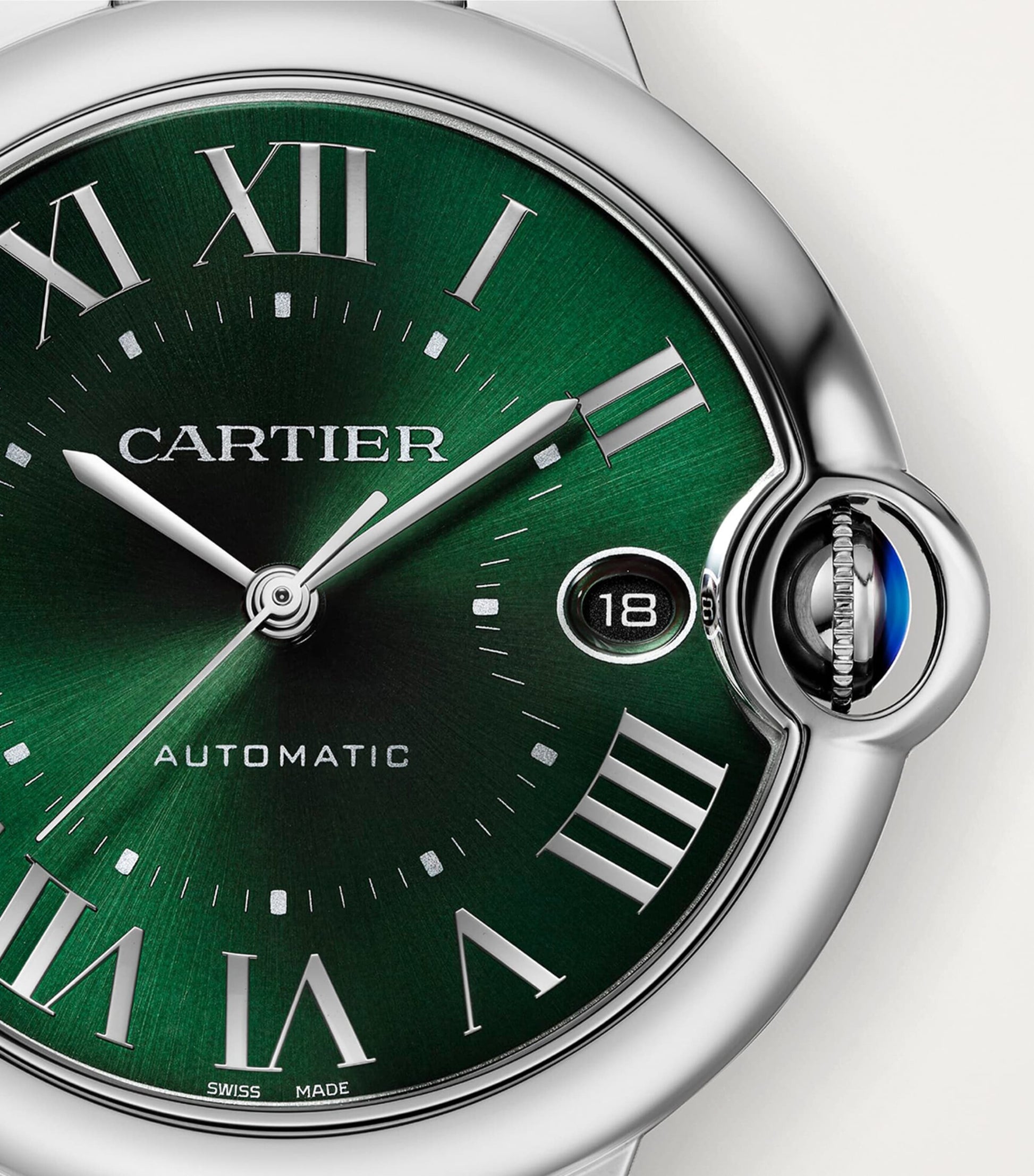 Stainless Steel Ballon Bleu de Cartier Watch 40mm