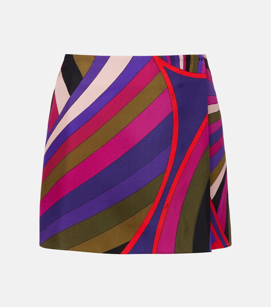 Pucci - Iride silk wrap skirt