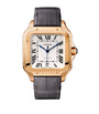 Large Rose Gold Santos de Cartier Watch 39.8mm