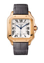 Large Rose Gold Santos de Cartier Watch 39.8mm