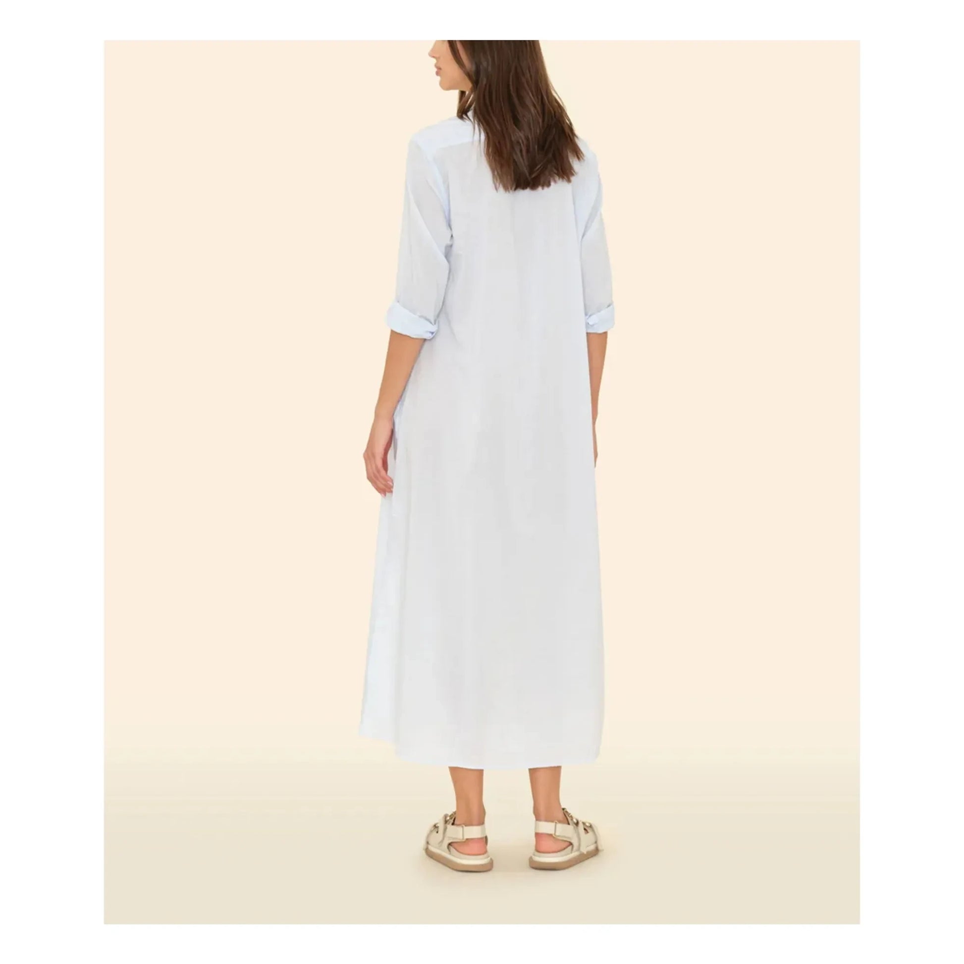 Xirena - Boden Cotton Poplin Dress | Light blue