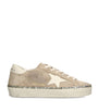 Golden Goose Beige Suede Hi Star Low-Top Sneakers