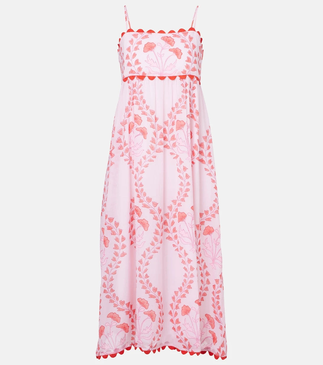 Juliet Dunn - Printed cotton midi dress