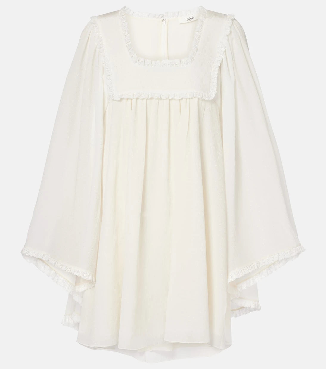 Chloé - Silk crêpe minidress