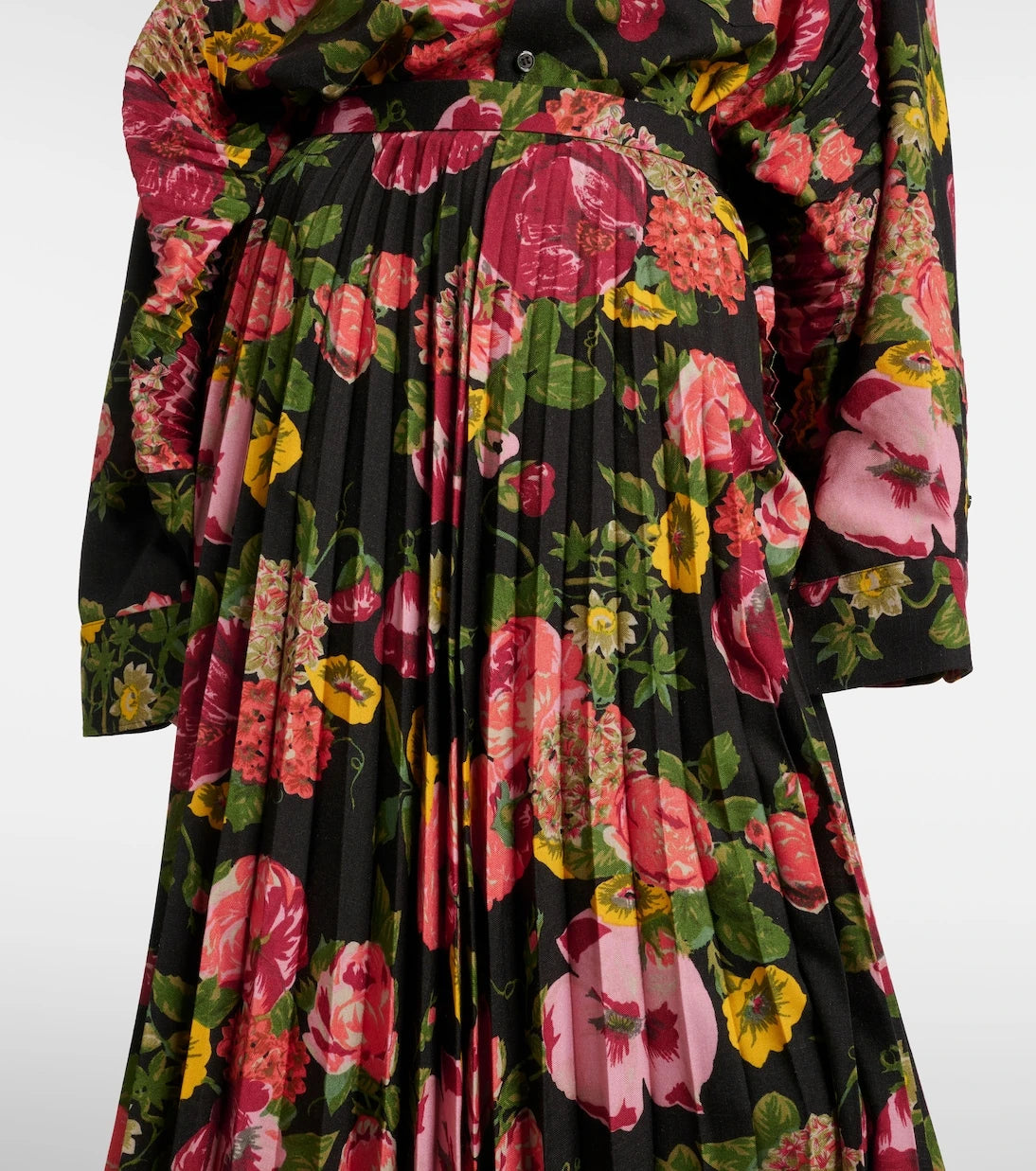Junya Watanabe - Pleated midi skirt