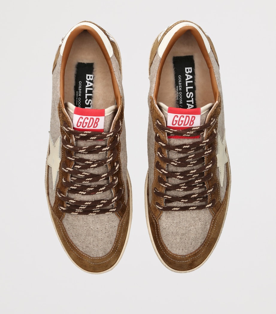 Wool-Suede Ball Star Sneakers