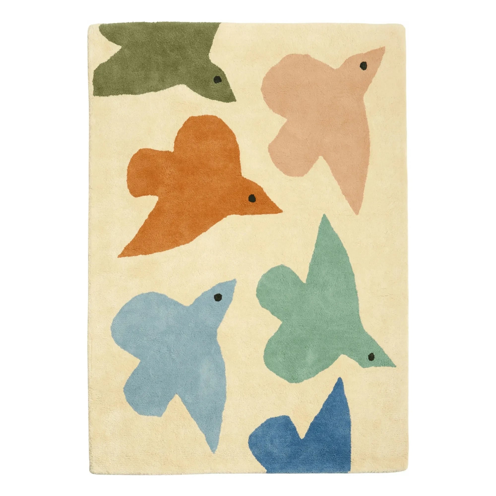 Bleuu-studio - Birds carpet | Blue