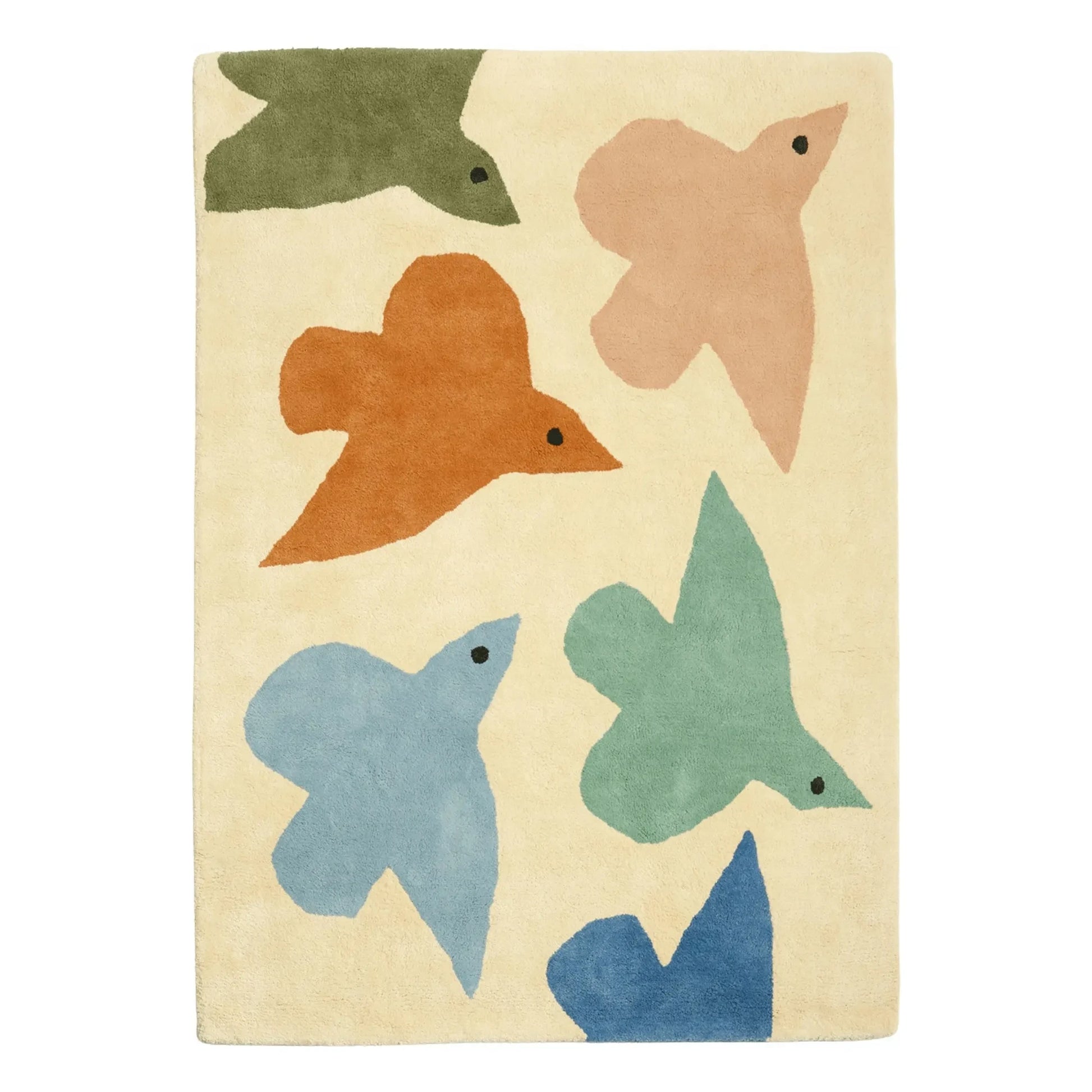 Bleuu-studio - Birds carpet | Blue